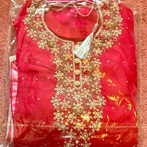 Brand new asian fancy wedding formal wear dress